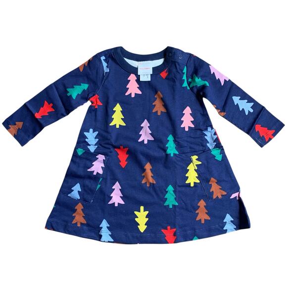 Hanna Andersson NWOT Printed Pocket Dress with Leggings - Picture 2 of 11